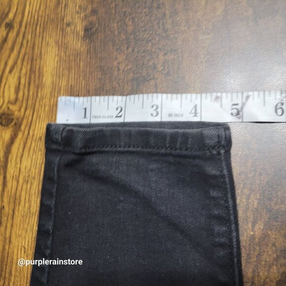Simply Vera Wang Jeans Size 4P Mid Rise Black Wash Stretch Denim - Picture 11 of 12